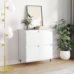 vidaXL Sideboard Hochglanz-Weiß 60x35x70 cm Holzwerkstoff