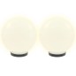 vidaXL LED-Gartenleuchten 4 Stk. Kugelförmig 25 cm PMMA vidaXL LED-Gartenleuchten 4 Stk. Kugelförmig 25 cm PMMA