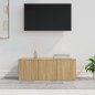 vidaXL TV-Schrank Sonoma-Eiche 80x34x30 cm Holzwerkstoff vidaXL TV-Schrank Sonoma-Eiche 80x34x30 cm Holzwerkstoff