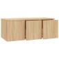 vidaXL TV-Schrank Sonoma-Eiche 80x34x30 cm Holzwerkstoff vidaXL TV-Schrank Sonoma-Eiche 80x34x30 cm Holzwerkstoff