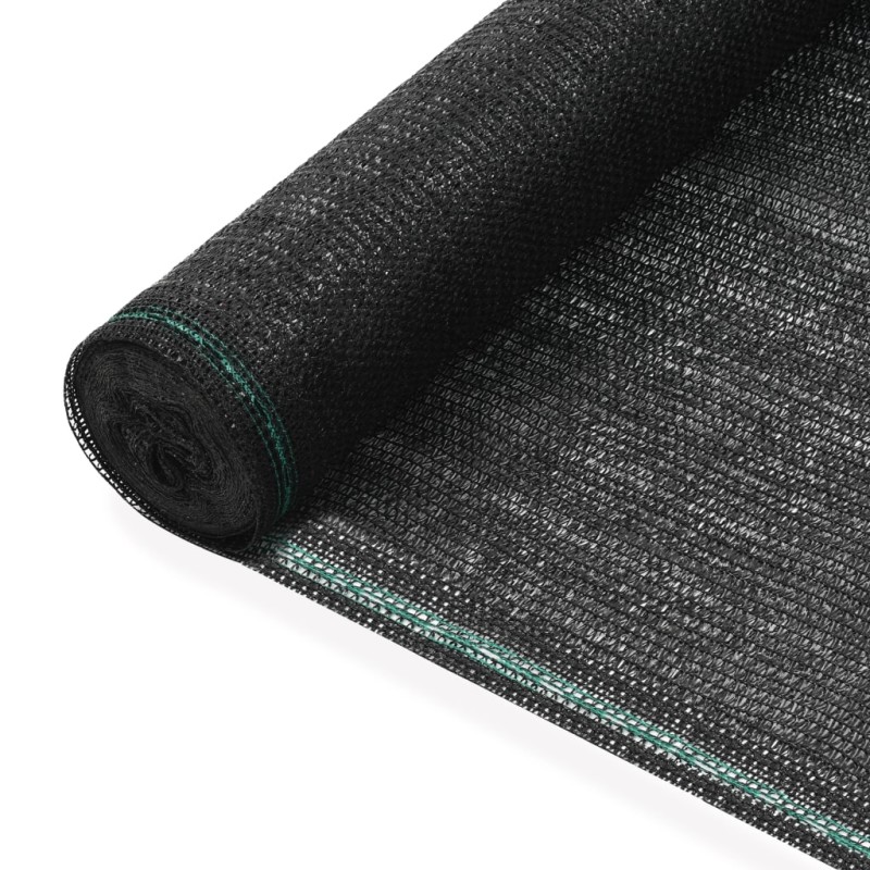 vidaXL Tennisblende HDPE 1,8x50 m Schwarz vidaXL Tennisblende HDPE 1,8x50 m Schwarz