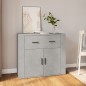 vidaXL Sideboard Betongrau 80x33x70 cm Holzwerkstoff vidaXL Sideboard Betongrau 80x33x70 cm Holzwerkstoff