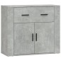 vidaXL Sideboard Betongrau 80x33x70 cm Holzwerkstoff vidaXL Sideboard Betongrau 80x33x70 cm Holzwerkstoff