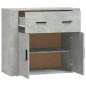 vidaXL Sideboard Betongrau 80x33x70 cm Holzwerkstoff vidaXL Sideboard Betongrau 80x33x70 cm Holzwerkstoff