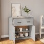 vidaXL Sideboard Betongrau 80x33x70 cm Holzwerkstoff vidaXL Sideboard Betongrau 80x33x70 cm Holzwerkstoff