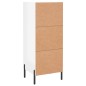 vidaXL Sideboard Hochglanz-Weiß 34,5x34x90 cm Holzwerkstoff vidaXL Sideboard Hochglanz-Weiß 34,5x34x90 cm Holzwerkstoff