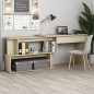 vidaXL Eckschreibtisch Sonoma-Eiche 200x50x76 cm Holzwerkstoff vidaXL Eckschreibtisch Sonoma-Eiche 200x50x76 cm Holzwerkstoff