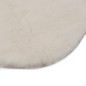 vidaXL Teppich 65x95 cm Kunstfell Creme vidaXL Teppich 65x95 cm Kunstfell Creme