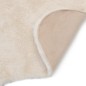 vidaXL Teppich 65x95 cm Kunstfell Creme vidaXL Teppich 65x95 cm Kunstfell Creme