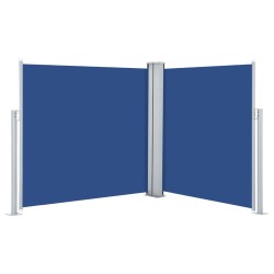 vidaXL Seitenmarkise Ausziehbar Blau 117x600 cm