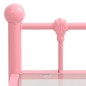vidaXL Nachttische 2 Stk. Rosa Transparent Metall und Glas vidaXL Nachttische 2 Stk. Rosa Transparent Metall und Glas
