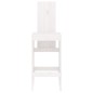 vidaXL Barhocker 2 Stk. Weiß 40x42x120 cm Massivholz Kiefer vidaXL Barhocker 2 Stk. Weiß 40x42x120 cm Massivholz Kiefer