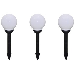 vidaXL Wegeleuchten 6 Stk. LED 20 cm mit Erdspieß