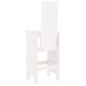 vidaXL Barhocker 2 Stk. Weiß 40x42x120 cm Massivholz Kiefer vidaXL Barhocker 2 Stk. Weiß 40x42x120 cm Massivholz Kiefer