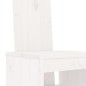 vidaXL Barhocker 2 Stk. Weiß 40x42x120 cm Massivholz Kiefer vidaXL Barhocker 2 Stk. Weiß 40x42x120 cm Massivholz Kiefer