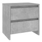 vidaXL Nachttische 2 Stk. Betongrau 45x34,5x44,5 cm Holzwerkstoff vidaXL Nachttische 2 Stk. Betongrau 45x34,5x44,5 cm Holzwerkstoff