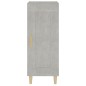vidaXL Sideboard Betongrau 34,5x34x90 cm Holzwerkstoff vidaXL Sideboard Betongrau 34,5x34x90 cm Holzwerkstoff