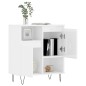 vidaXL Sideboard Hochglanz-Weiß 60x35x70 cm Holzwerkstoff vidaXL Sideboard Hochglanz-Weiß 60x35x70 cm Holzwerkstoff