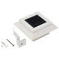 Solar-Außenleuchten 12 Stk. LED Rechteckig 12 cm Weiß Solar-Außenleuchten 12 Stk. LED Rechteckig 12 cm Weiß