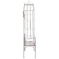 vidaXL Gartenbank 122 cm Eisen Antik Braun vidaXL Gartenbank 122 cm Eisen Antik Braun