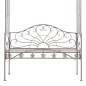 vidaXL Gartenbank 122 cm Eisen Antik Braun vidaXL Gartenbank 122 cm Eisen Antik Braun
