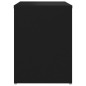 vidaXL Nachttische 2 Stk. Schwarz 40x30x40 cm Holzwerkstoff