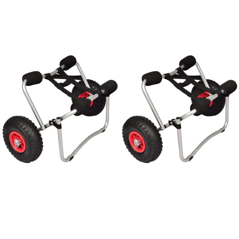 vidaXL Kajakwagen 2 Stk. Aluminium vidaXL Kajakwagen 2 Stk. Aluminium