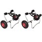 vidaXL Kajakwagen 2 Stk. Aluminium vidaXL Kajakwagen 2 Stk. Aluminium