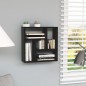 vidaXL Wandregal Schwarz 45,1x16x45,1 cm Holzwerkstoff vidaXL Wandregal Schwarz 45,1x16x45,1 cm Holzwerkstoff