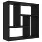 vidaXL Wandregal Schwarz 45,1x16x45,1 cm Holzwerkstoff vidaXL Wandregal Schwarz 45,1x16x45,1 cm Holzwerkstoff