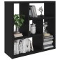 vidaXL Wandregal Schwarz 45,1x16x45,1 cm Holzwerkstoff vidaXL Wandregal Schwarz 45,1x16x45,1 cm Holzwerkstoff