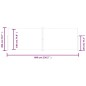 vidaXL Seitenmarkise Ausziehbar Blau 200x600 cm vidaXL Seitenmarkise Ausziehbar Blau 200x600 cm