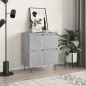 vidaXL Sideboard Betongrau 60x35x70 cm Holzwerkstoff vidaXL Sideboard Betongrau 60x35x70 cm Holzwerkstoff