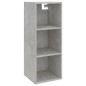 vidaXL Wandschrank Betongrau 34,5x32,5x90 cm Holzwerkstoff vidaXL Wandschrank Betongrau 34,5x32,5x90 cm Holzwerkstoff