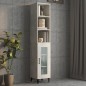 vidaXL Wandschrank Betongrau 34,5x32,5x90 cm Holzwerkstoff vidaXL Wandschrank Betongrau 34,5x32,5x90 cm Holzwerkstoff