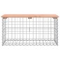 vidaXL Gartenbank aus Gabionen 83x44x42 cm Massivholz Douglasie vidaXL Gartenbank aus Gabionen 83x44x42 cm Massivholz Douglasie