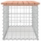 vidaXL Gartenbank aus Gabionen 83x44x42 cm Massivholz Douglasie vidaXL Gartenbank aus Gabionen 83x44x42 cm Massivholz Douglasie
