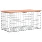 vidaXL Gartenbank aus Gabionen 83x44x42 cm Massivholz Douglasie vidaXL Gartenbank aus Gabionen 83x44x42 cm Massivholz Douglasie