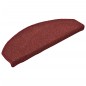 vidaXL Treppenmatten 15 Stk. Rot 65x24x4 cm vidaXL Treppenmatten 15 Stk. Rot 65x24x4 cm