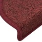 vidaXL Treppenmatten 15 Stk. Rot 65x24x4 cm vidaXL Treppenmatten 15 Stk. Rot 65x24x4 cm