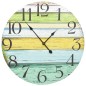 vidaXL Wanduhr Mehrfarbig 60 cm MDF vidaXL Wanduhr Mehrfarbig 60 cm MDF