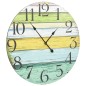 vidaXL Wanduhr Mehrfarbig 60 cm MDF vidaXL Wanduhr Mehrfarbig 60 cm MDF