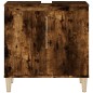 vidaXL Waschbeckenunterschrank Räuchereiche 58x33x60 cm Holzwerkstoff vidaXL Waschbeckenunterschrank Räuchereiche 58x33x60 cm Holzwerkstoff