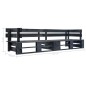 vidaXL Garten-Palettensofa 2-Sitzer Schwarz Holz vidaXL Garten-Palettensofa 2-Sitzer Schwarz Holz