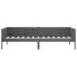 vidaXL Tagesbett Grau Massivholz Kiefer 90x190 cm vidaXL Tagesbett Grau Massivholz Kiefer 90x190 cm