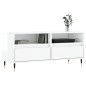 vidaXL TV-Schrank Hochglanz-Weiß 100x34,5x44,5 cm Holzwerkstoff vidaXL TV-Schrank Hochglanz-Weiß 100x34,5x44,5 cm Holzwerkstoff