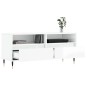 vidaXL TV-Schrank Hochglanz-Weiß 100x34,5x44,5 cm Holzwerkstoff vidaXL TV-Schrank Hochglanz-Weiß 100x34,5x44,5 cm Holzwerkstoff