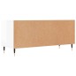 vidaXL TV-Schrank Hochglanz-Weiß 100x34,5x44,5 cm Holzwerkstoff vidaXL TV-Schrank Hochglanz-Weiß 100x34,5x44,5 cm Holzwerkstoff