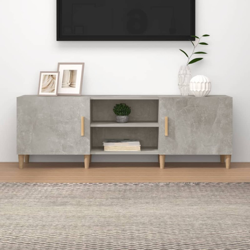 vidaXL TV-Schrank Betongrau 150x30x50 cm Holzwerkstoff vidaXL TV-Schrank Betongrau 150x30x50 cm Holzwerkstoff
