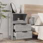 vidaXL Nachttisch Grau Sonoma Holzwerkstoff vidaXL Nachttisch Grau Sonoma Holzwerkstoff